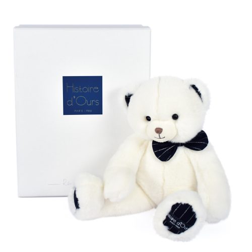 Peluche Preppy chic ours BEIGE Histoire d'Ours