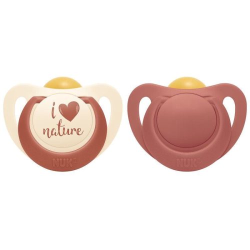 2 sucettes Nuk for nature ROUGE Nuk