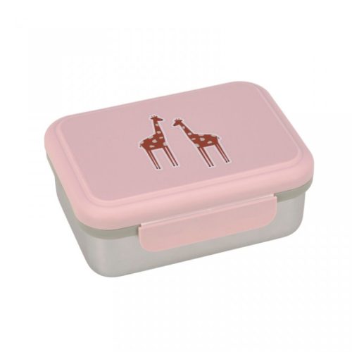 Boîte à goûter / Lunch box inox ROSE Lässig