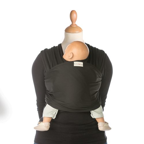 Écharpe de portage respirante Tricot-Slen Cool NOIR Babylonia Baby Carriers