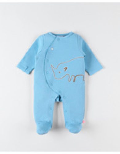 Pyjama 1 pièce rhino en jersey gaufré