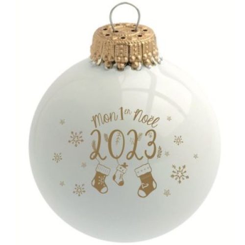 Boule de Noël Mon 1er Noël 2023
