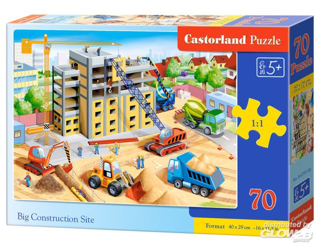Castorland Big Construction Site Puzzle 70 Teile -  - Puzzle