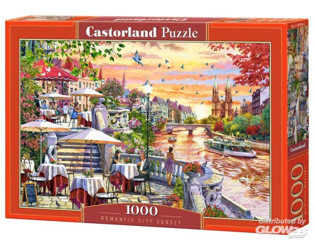 Castorland Romantic City Sunset Puzzle 1000 Teile -  - Puzzle