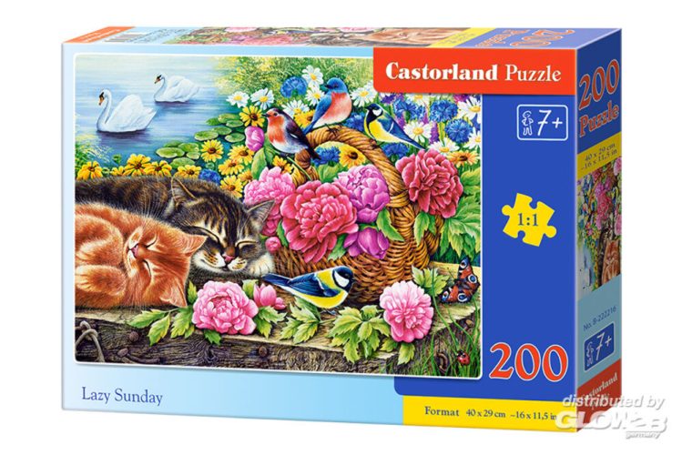 Castorland Lazy Sunday Puzzle 200 Teile -  - Puzzle