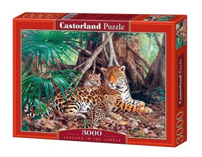 Castorland Puzzle JAGUARS DANS LA JUNGLE -  - Puzzle