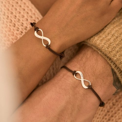 Bracelets Personnalisés Duo Infinity