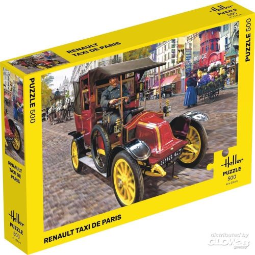 Heller Puzzle Renault Taxi de Paris 500 pièces -  - Puzzle