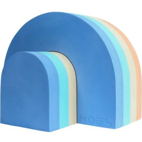 Lot De 2 Blocs De Construction Géants En Mousse Pour Enfants - Beige Et Bleu - Pour Escalade Et Jeux Créatifs - 11