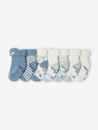 lot-de-7-paires-de-chaussettes-etoiles-et-renard-bebe-basics