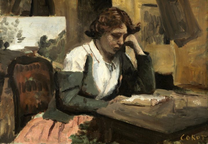 Puzzle Jean-Baptiste-Camille Corot : Lecture de Jeune Fille