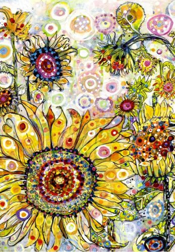 Puzzle Sally Rich - Sunflowers Grafika Kids