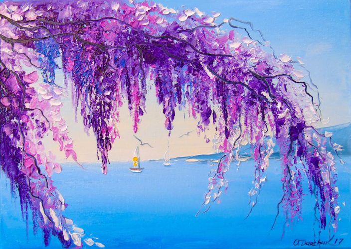 Puzzle Wisteria by the Sea Enjoy Puzzle