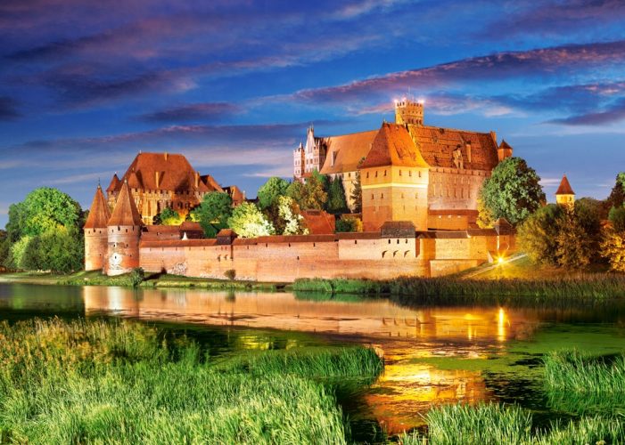 Puzzle Pologne : Château Malbork Castorland
