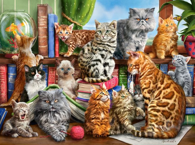 Puzzle House of Cats Castorland