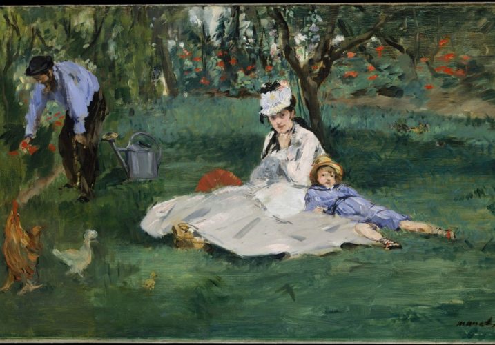 Puzzle Edouard Manet : La Famille Monet dans leur Jardin à Argenteuil