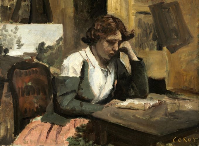 Puzzle Jean-Baptiste-Camille Corot : Lecture de Jeune Fille