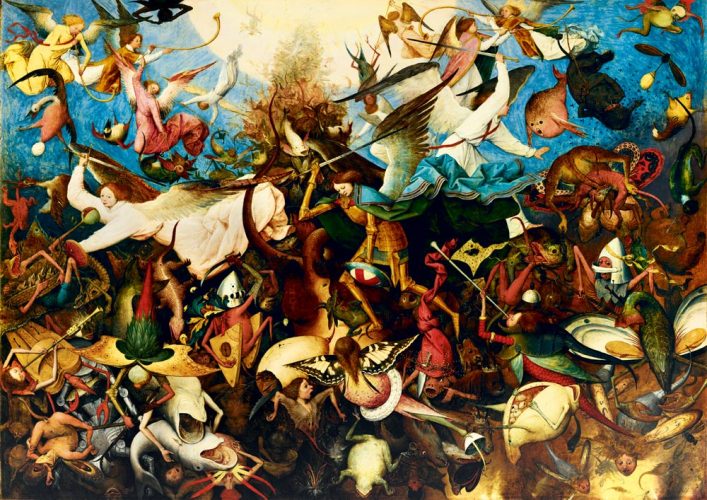 Puzzle Pieter Bruegel the Elder - The Fall of the Rebel Angels