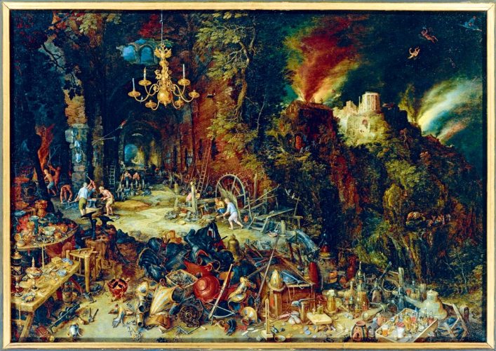 Puzzle Jan Brueghel the Elder - Allegory of Fire