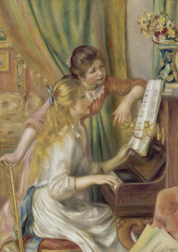 Puzzle Auguste Renoir - Young Girls at the Piano