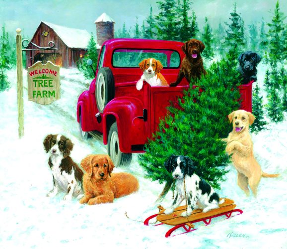 Puzzle Jim Killen - Christmas Tree Farm SunsOut