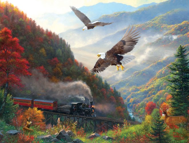 Puzzle Mark Keathley - Great Smoky Mountain Railroad SunsOut