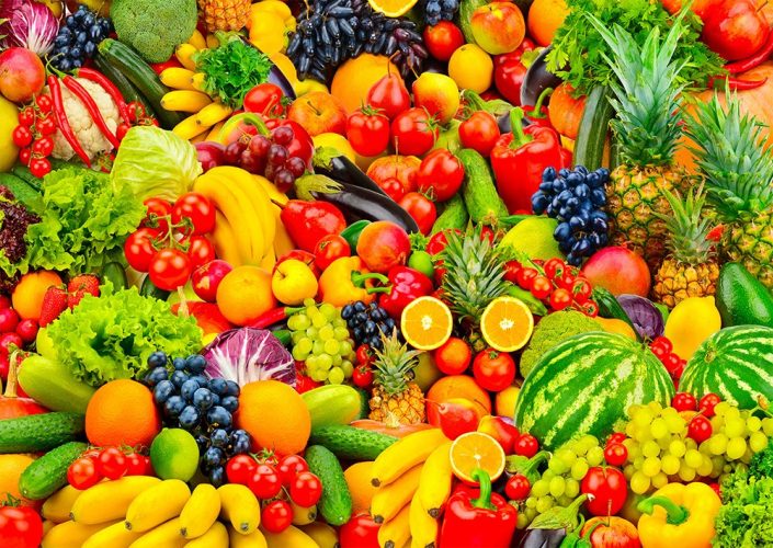 Puzzle Fruits and Vegetables Enjoy Puzzle