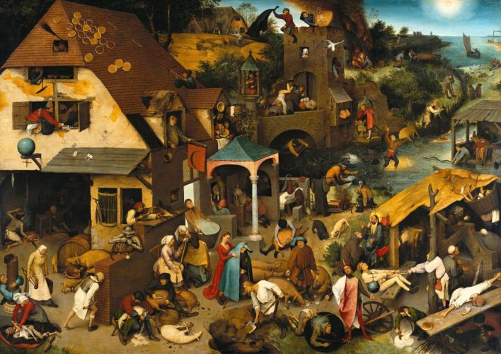 Puzzle Brueghel Pieter : Proverbes Flamands