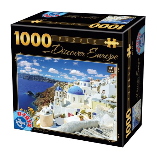 Puzzle Discover Europe - Santorin DToys