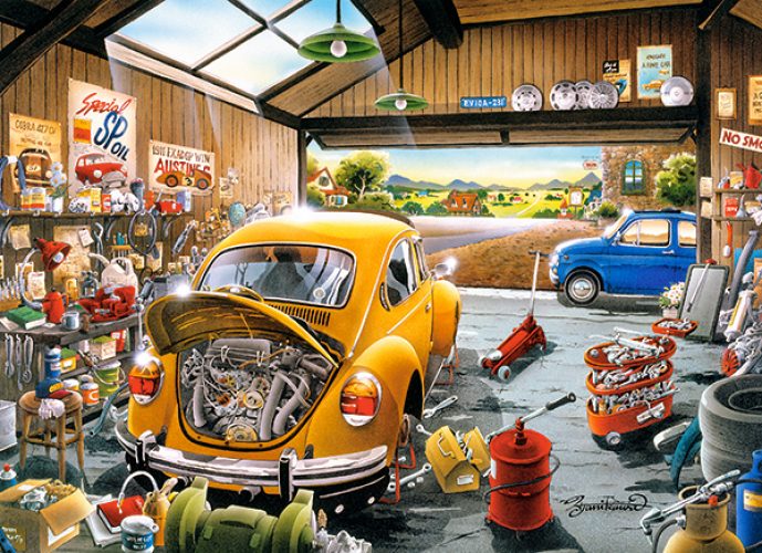 Puzzle Le Garage de Sam Castorland