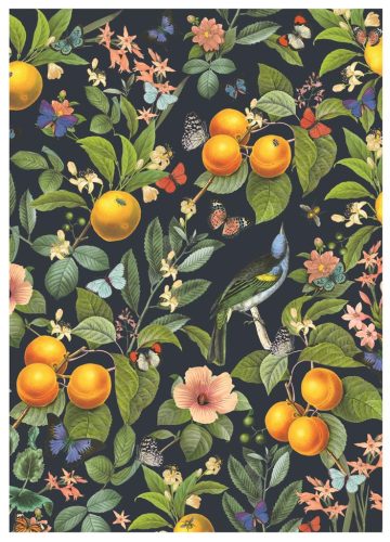Puzzle Blooming Oranges Dino