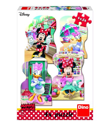 4 Puzzles - Minnie et Daisy Dino