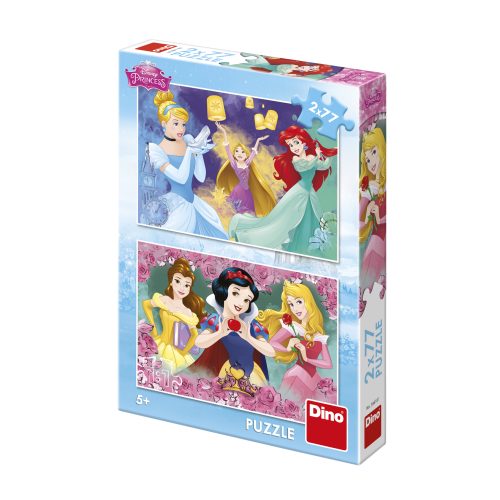 2 Puzzles - Princesses Dino