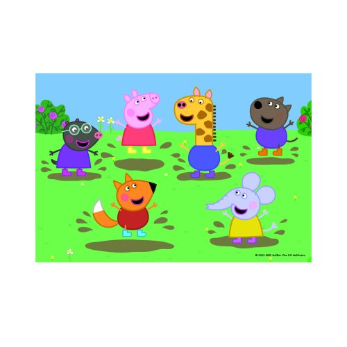 Peppa Pig et ses Amis - 2 Puzzles de 48 Pièces Dino