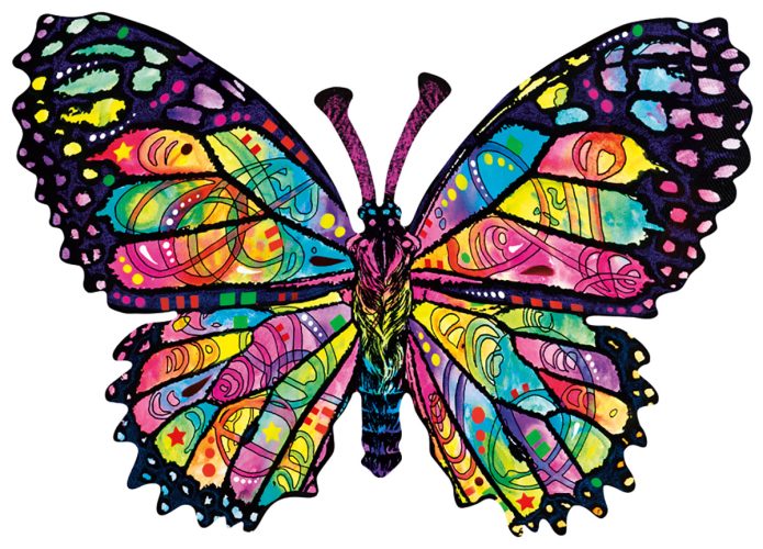 Puzzle Dean Russo - Stained Glass Butterfly SunsOut