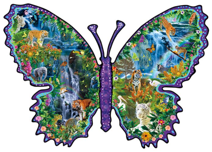 Puzzle Alixandra Mullins - Rainforest Butterfly SunsOut