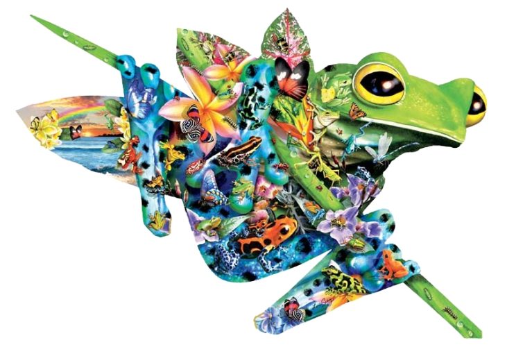 Puzzle Lori Schory - Paradise Frogs SunsOut