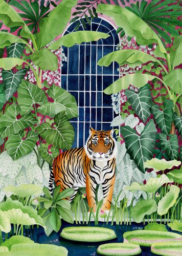 Puzzle Greenhouse Tiger Pieces & Peace