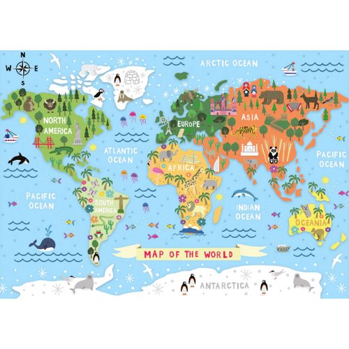 Puzzle Pièces XXL - It's a Big World Gibsons