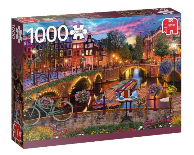Puzzle Canaux d'Amsterdam Jumbo