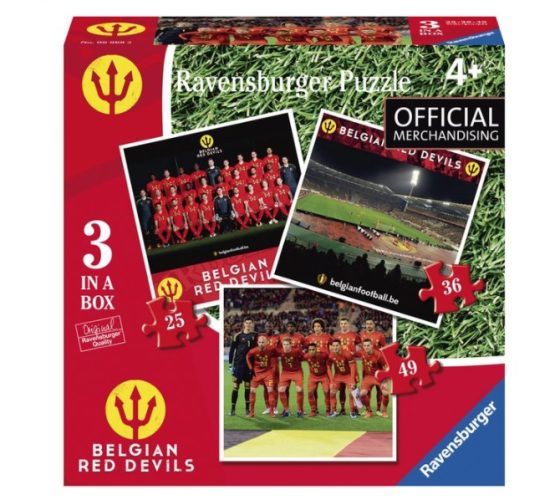 3 Puzzles - Belgian Red Devils Ravensburger