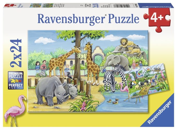 2 Puzzles - Au Zoo Ravensburger