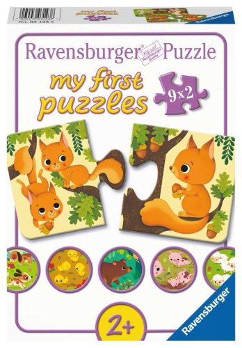 9 Puzzles - Les Animaux et leurs Bébés Ravensburger