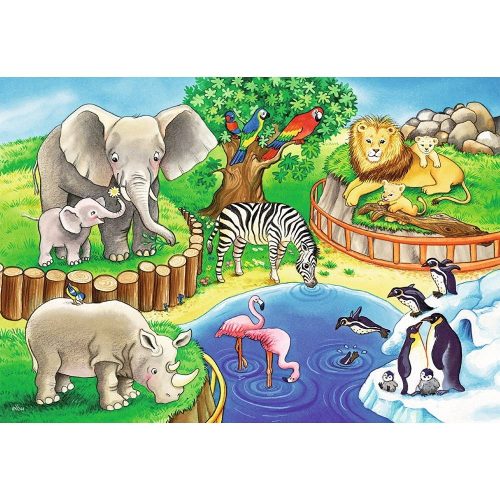 2 Puzzles - Animaux du Zoo Ravensburger