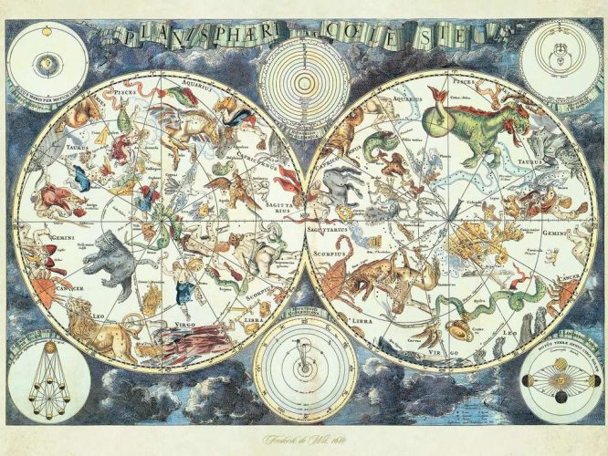 Puzzle Mappemonde des Animaux Fantastiques Ravensburger