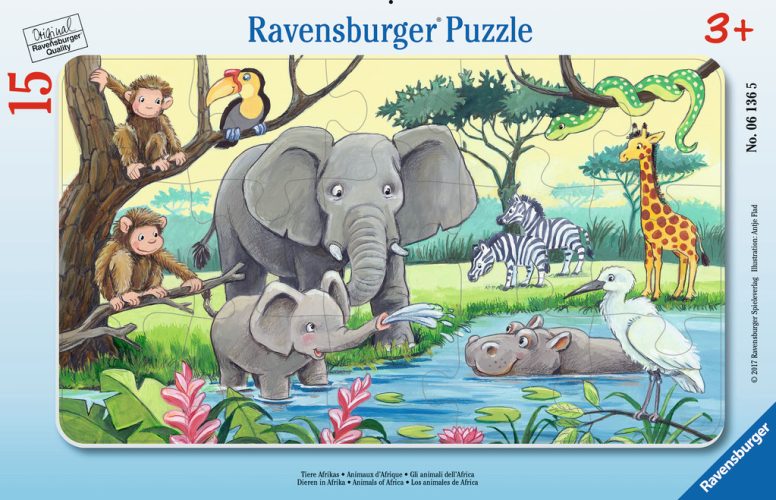 Puzzle Cadre - Animaux d'Afrique Ravensburger