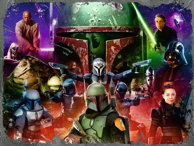 Puzzle Boba Fett Chasseur de Primes - Star Wars The Mandalorian