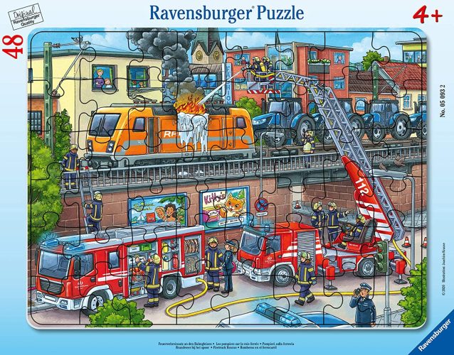 Puzzle Cadre - Firefighters in Action Ravensburger