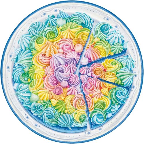 Puzzle Circle of Colors - Rainbow Cake Ravensburger