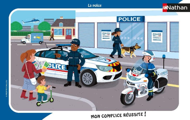 Puzzle Cadre - La Police Nathan